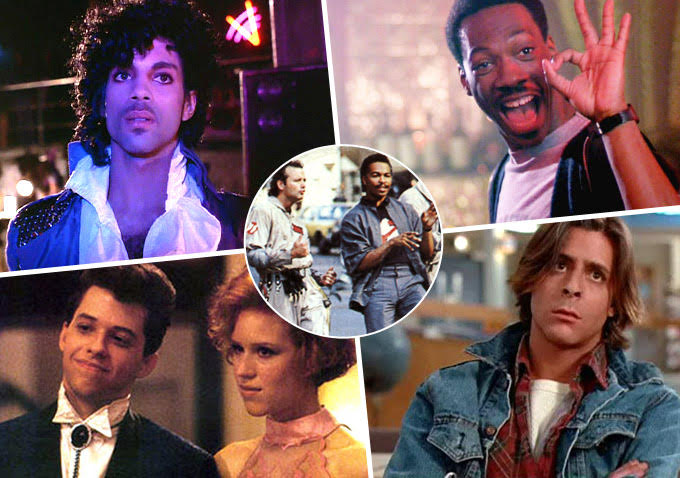 80s collage